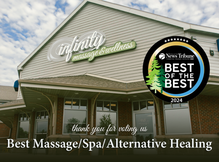 Infinity Voted Best Massage/Spa